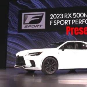 2023 Lexus RX 500h F Sport Performance Hybrid Presentation