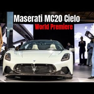 2023 Maserati MC20 Cielo World Premiere