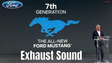7th Generation New 2024 Ford Mustang Exhaust Sound and Announcement