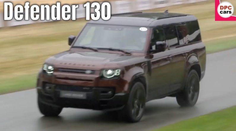 2023 Land Rover Defender 130 With 8 Seats at Goodwood Festival of Speed 2022