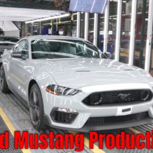 Ford Mustang and GT500 Production Line 2022
