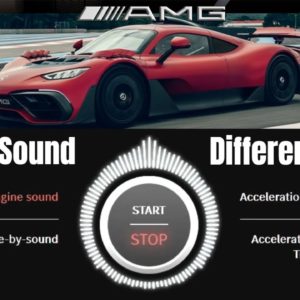 Mercedes AMG ONE Exhaust Sound in Different Modes