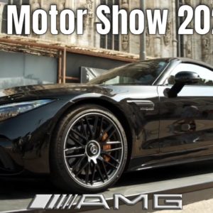 Mercedes AMG SL63 and E Class Coupe at MIMO Motor Show 2022