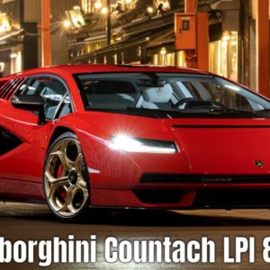 The Lamborghini Countach LPI 800-4 arrives in Japan