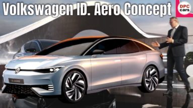 Volkswagen ID.  Aero Concept Revealed With 385 Miles Of Range