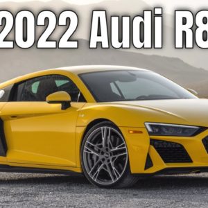 Yellow 2022 Audi R8 V10 Coupe US Spec