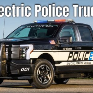 2023 Ford F 150 Lightning Pro SSV Electric Police Truck