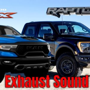 2023 Ford F 150 Raptor R vs Ram 1500 TRX Exhaust Sound