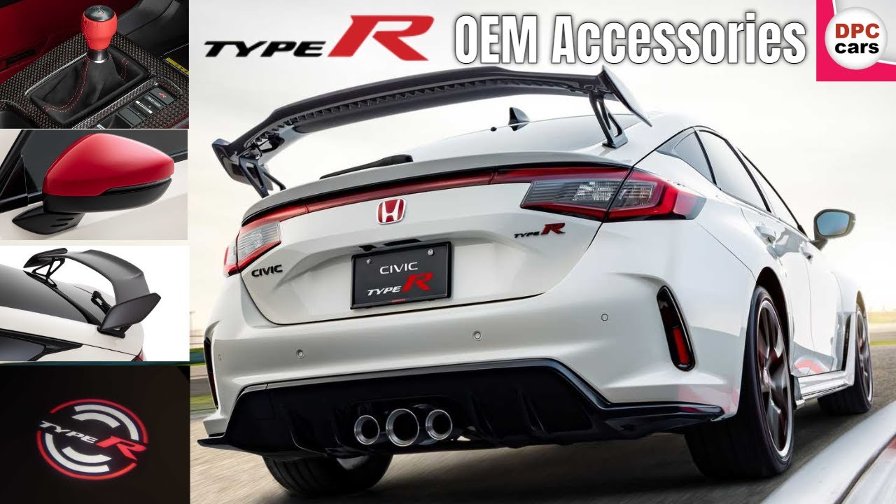 2023 Honda Civic Type R Gets OEM Accessories With Carbon Wing