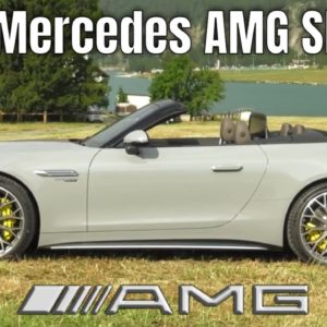 2023 Mercedes AMG SL63 in Alpine Gray