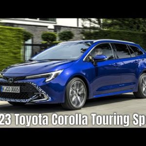 2023 Toyota Corolla Touring Sport European Spec