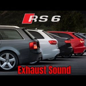 All Generations of Audi RS 6 Exhaust Sound