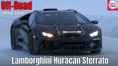 Lamborghini Off Road Huracan Sterrato Getting Ready For Production Exhaust Sound