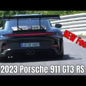 Latest Footage of 2023 Porsche 911 GT3 RS Testing on the Nürburgring