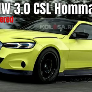 New BMW 3 0 CSL Hommage Rendered