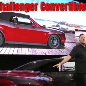 2022 Dodge Challenger Convertible Presentation
