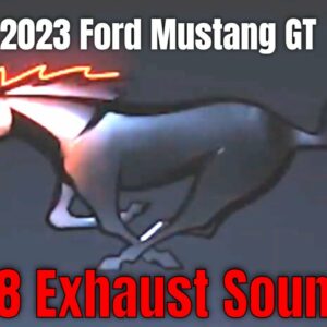 2023 Ford Mustang GT V8 Exhaust Sound Teaser Before September 14 Debut