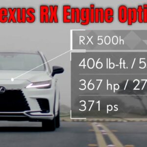 2023 Lexus RX Engine Options