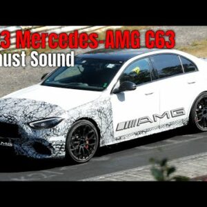 2023 Mercedes AMG C63 Engine and Exhaust Sound