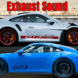 2023 Porsche GT3 RS vs GT3 Exhaust Sound