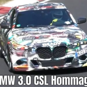 BMW 3.0 CSL Hommage Exhaust Sound