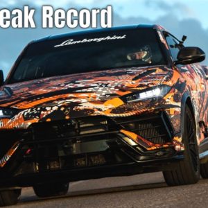 New 2023 Lamborghini Urus Model Breaks Record For SUV At Pikes Peak