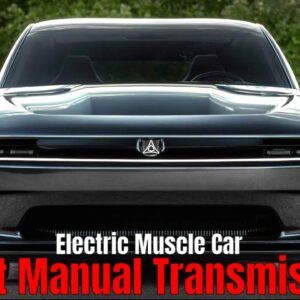 Dodge Charger Daytona SRT Electric Muscle Car eRupt Manual Transmission