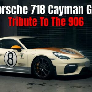 Porsche 718 Cayman GT4 Is A Tribute To The 906 Racecar
