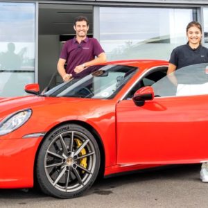 2022 Porsche 911 Carrera S Driven By Tennis Pro Emma Raducanu and Mark Webber