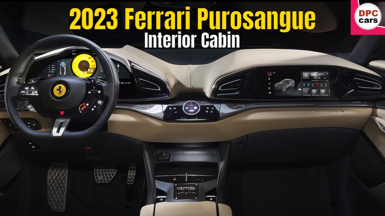 2023 Ferrari Purosangue Super Suv Interior Cabin C7YhydrJ1cE 