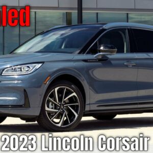 2023 Lincoln Corsair Revealed With Advanced Driving Assist