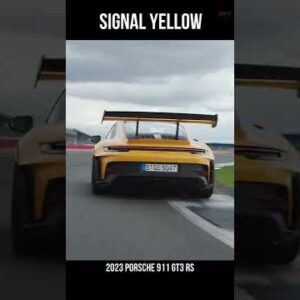2023 Porsche 911 GT3 RS in Signal Yellow Exhaust Sound