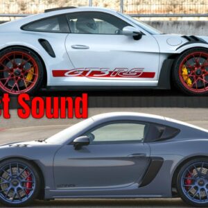 2023 Porsche 911 GT3 RS vs 718 Cayman GT4 RS Exhaust Sound