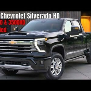 2024 Chevrolet Silverado HD Heavy Duty 2500HD and 3500HD Trucks Revealed