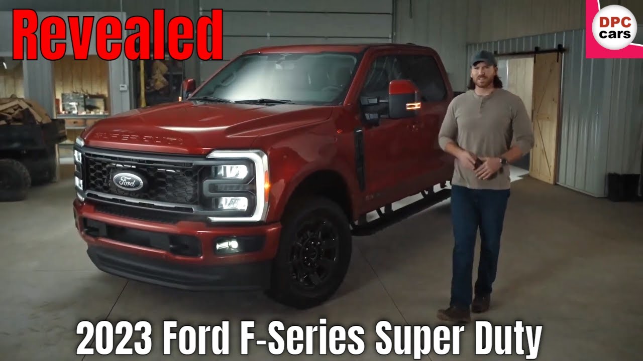 2023 Ford F Series Super Duty F250 F350 F550 Debuts Standard 6.8 liter V8