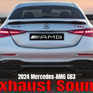 2024 Mercedes AMG C63 S E Performance Four Cylinder Engine Official Exhaust Sound