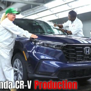New 2023 Honda CR-V SUV Production Started
