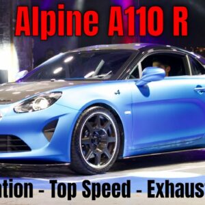2023 Alpine A110 R Acceleration Top Speed and Exhaust Sound