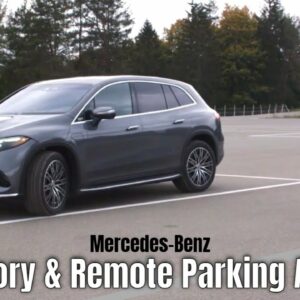 2023 Mercedes EQE SUV Memory and Remote Parking Assist Demo