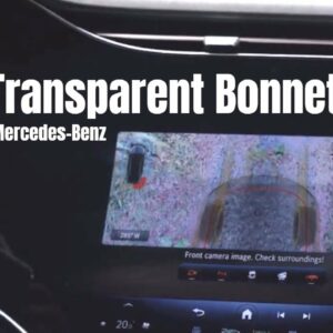 2023 Mercedes EQE SUV Transparent Bonnet Hood Demo