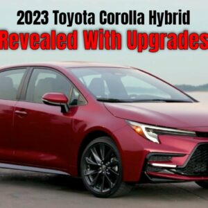 2023 Toyota Corolla Hybrid Revealed With Upgrades