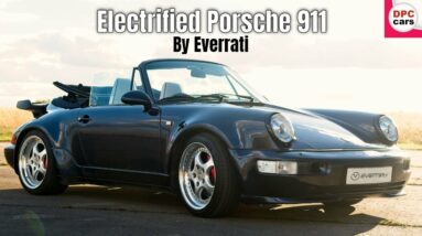 Electrified Porsche 911 964 Wide Body Cabriolet By Everrati
