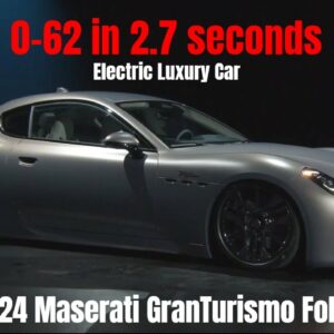 NEW 2024 Maserati GranTurismo Folgore Electric Luxury Car Detailed Look