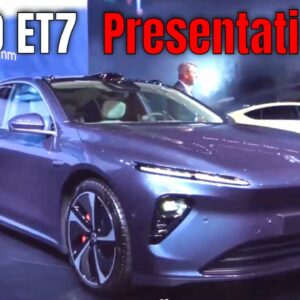 NIO ET7 Electric Car Luxury Sedan Presentation