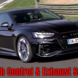 Launch Control and Exhaust Sound 2023 Audi RS 5 Sportback Competition Plus Package