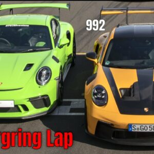 Porsche 992 GT3 RS vs Porsche 991 GT3 RS Nurburgring Lap