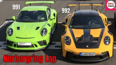 Porsche 992 GT3 RS vs Porsche 991 GT3 RS Nurburgring Lap