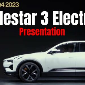 Presentation of the new 2023 Polestar 3 Electric performance SUV