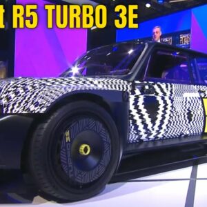 Renault R5 TURBO 3E at Paris Motor Show