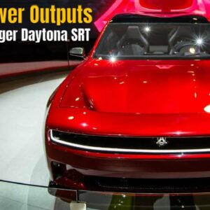 Electric Dodge Charger Daytona SRT Stryker Red At SEMA With Horsepower Outputs